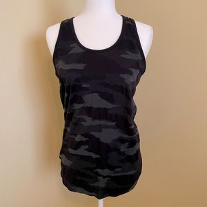 Athleta Camo Speedlight Tank Black, Grey, M